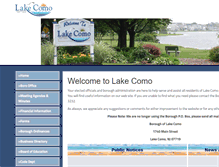 Tablet Screenshot of lakecomonj.org